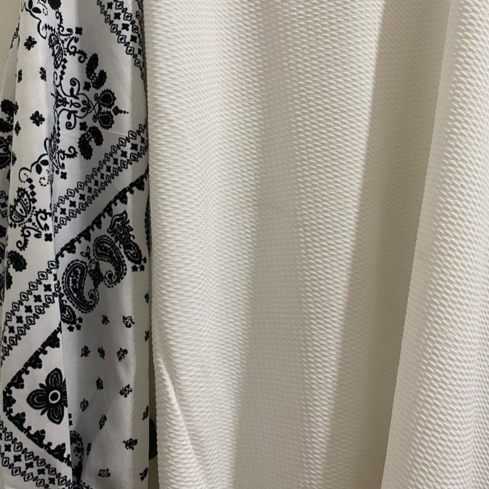 Long sleeve paisley shirt